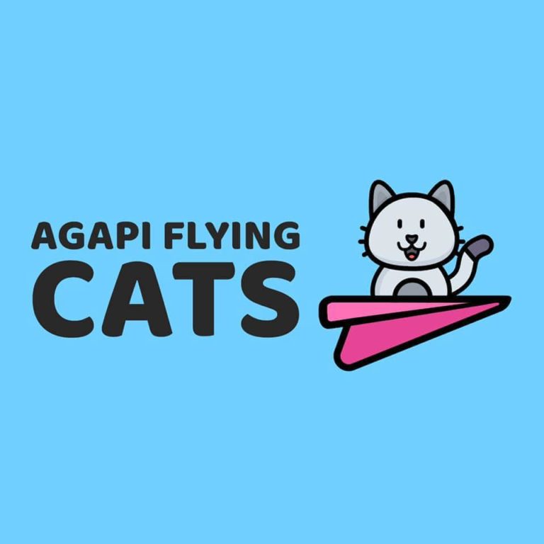 Logo Agapy Flying cats
